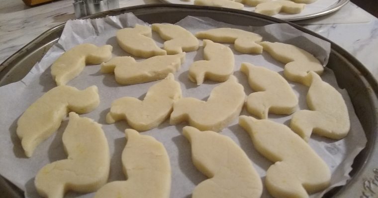 Lemon Coconut Shortbread Cookies