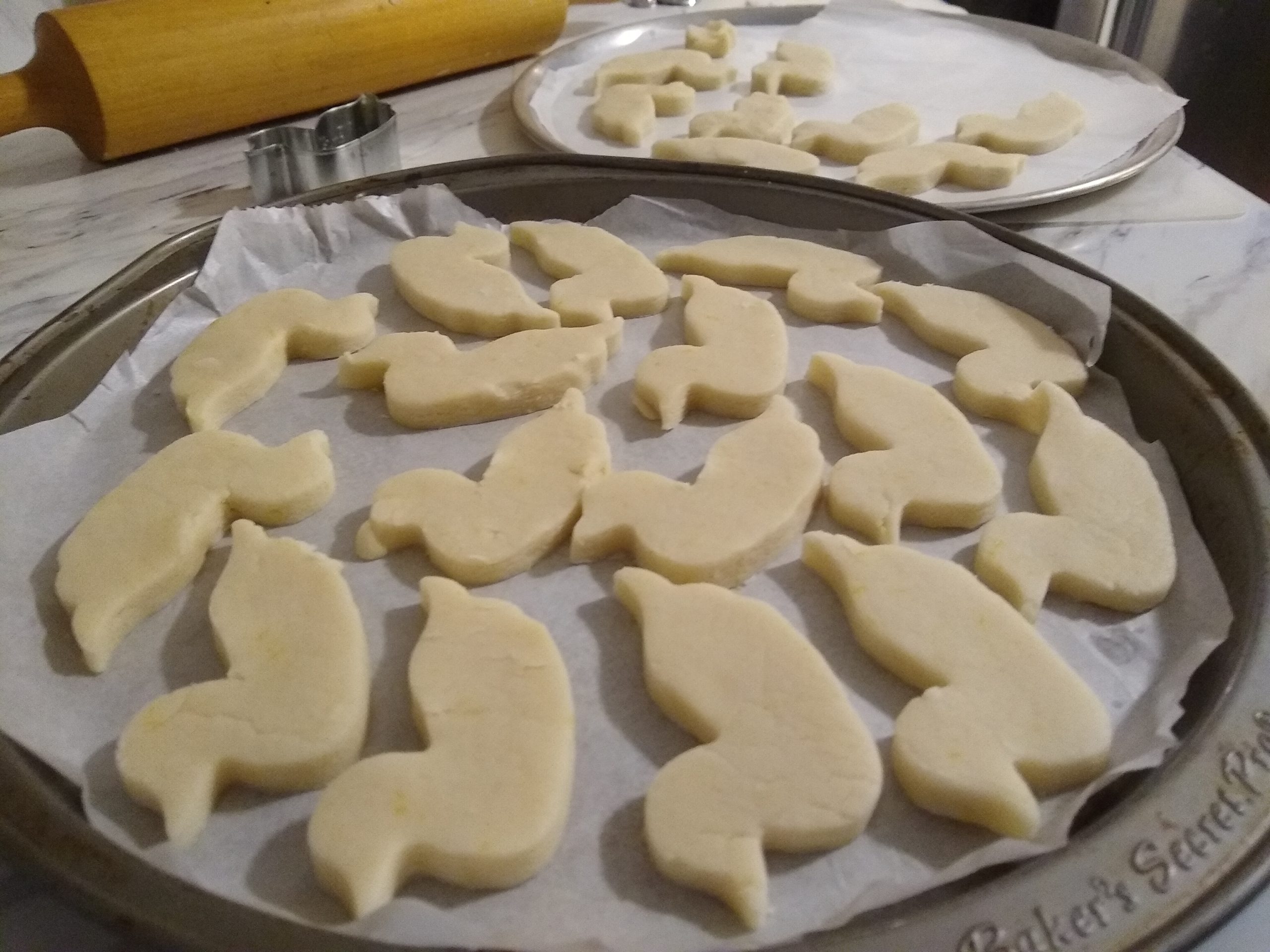 Lemon Coconut Shortbread Cookies